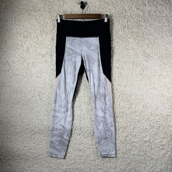 Athleta‎ Marble Salutation High Rise Multicolor Leggings Women’s Size Small - Picture 3 of 11